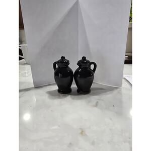 Vintage Red Clay Salt & Pepper  Shakers